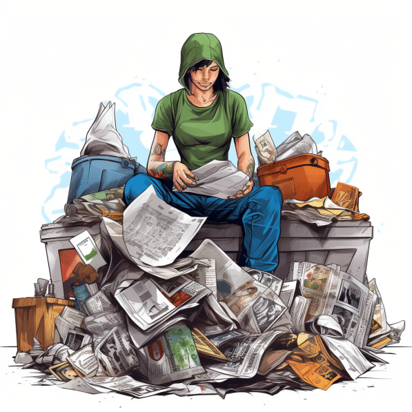 How to recycle old newspapers with zero waste