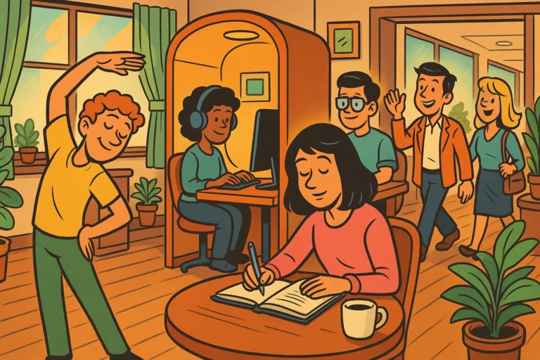 work life boundaries in coworking spaces